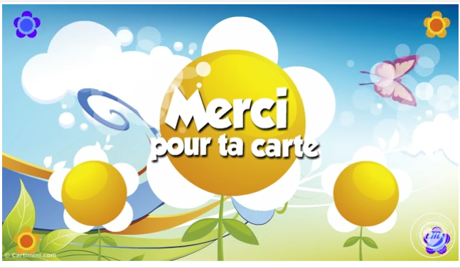 Une jolie carte pour une occasion spéciale