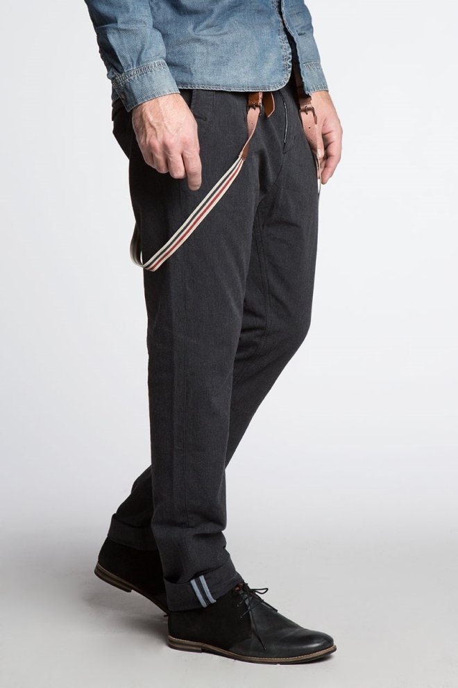 Pantalon bretelle homme