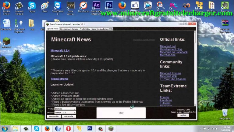 Comment telecharger minecraft 1.7.2 ?